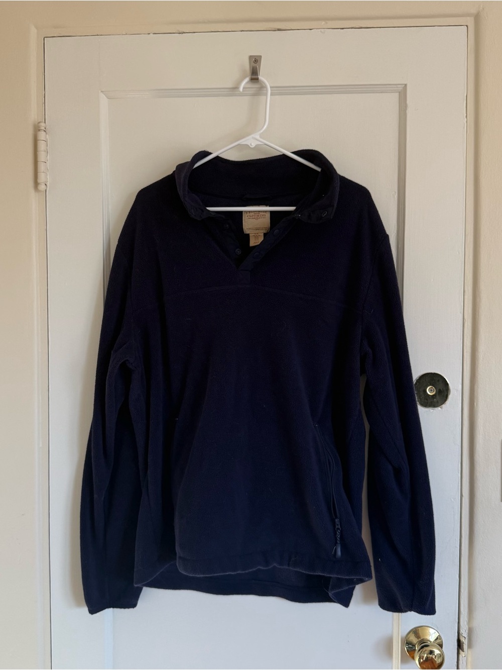 Men's Navy Fleece Sweater